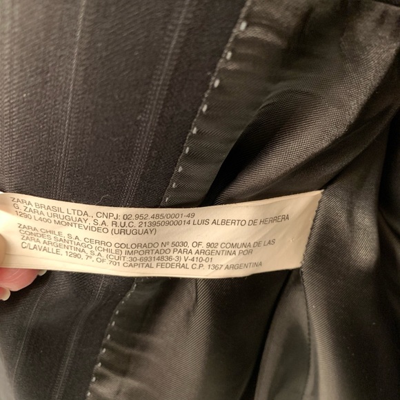 ZARA Men’s Stripe Blazer & Slacks Suit Set - Picture 6 of 8